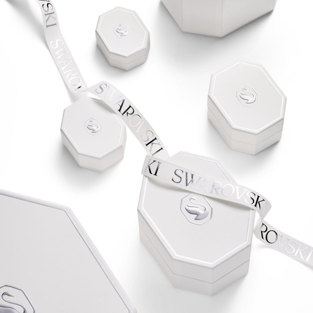 Swarovski Galaxy stud earrings Lab-grown diamonds 0.5 ct tw, Mixed shapes, Sterling silver