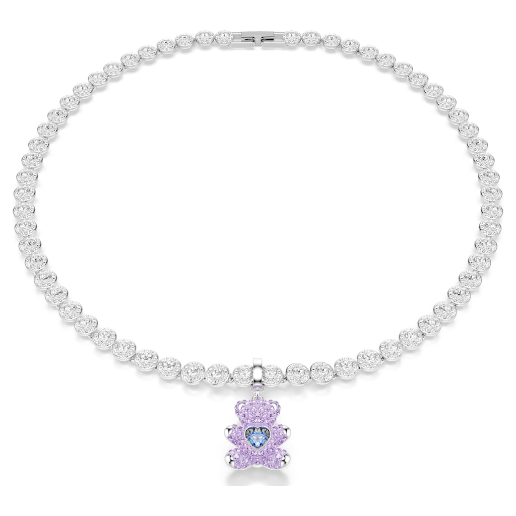 Swarovski Idyllia charm Mixed cuts, Teddy, Gold tone, 18K gold finish