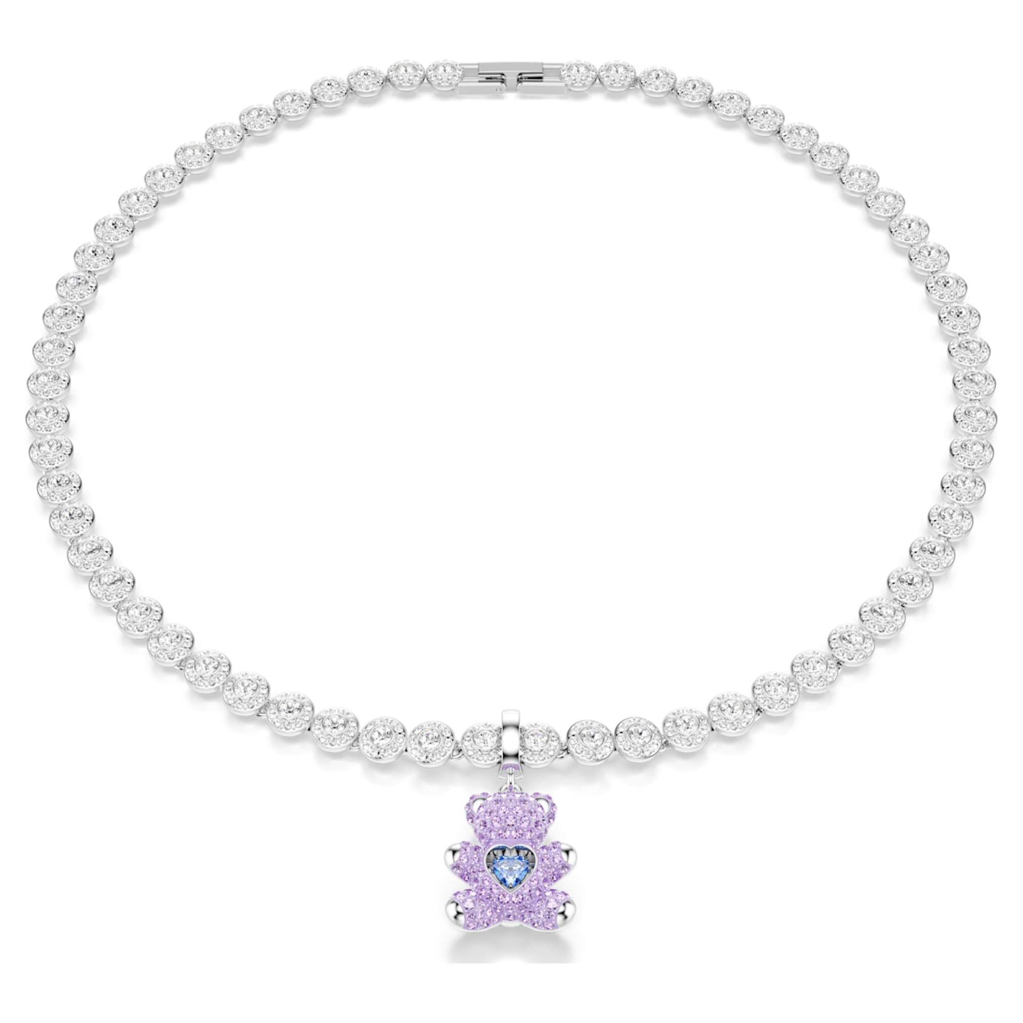 Swarovski Idyllia charm Mixed cuts, Teddy, Gold tone, 18K gold finish