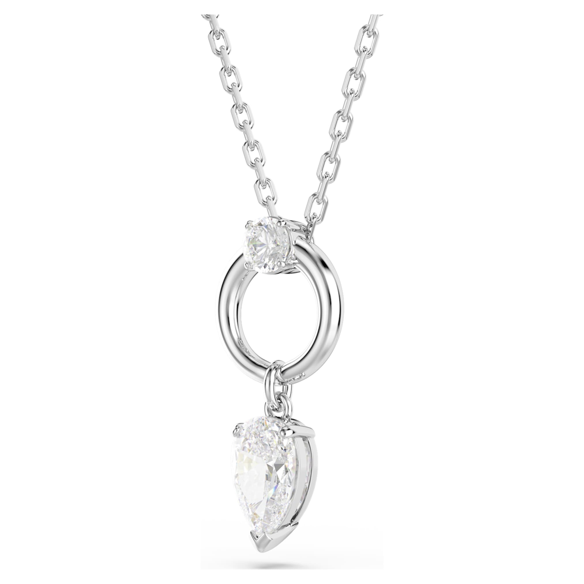 Swarovski Mesmera pendant Mixed cuts, Gray, Ruthenium plated