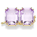 Swarovski Millenia Extender Octagon cut, Purple, 18K gold finish