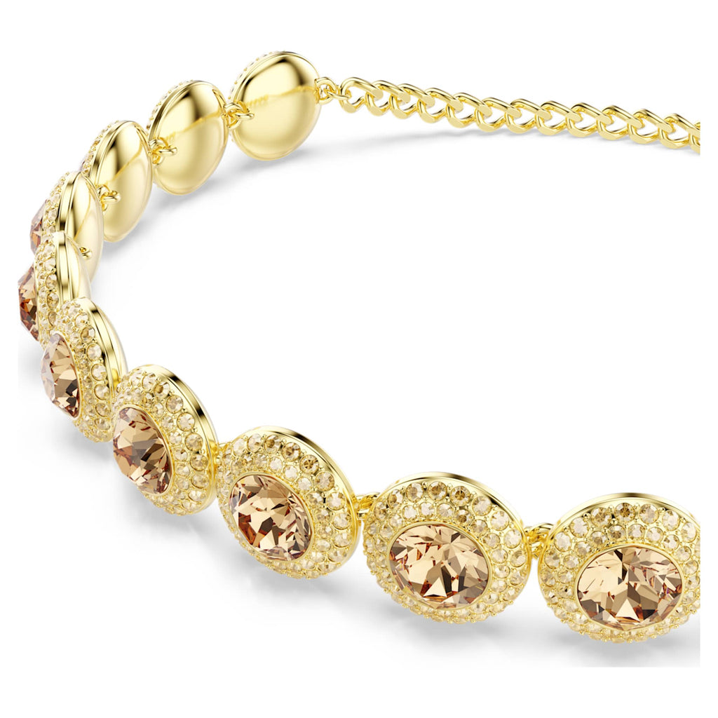 Swarovski Una Angelic choker White, Rhodium plated